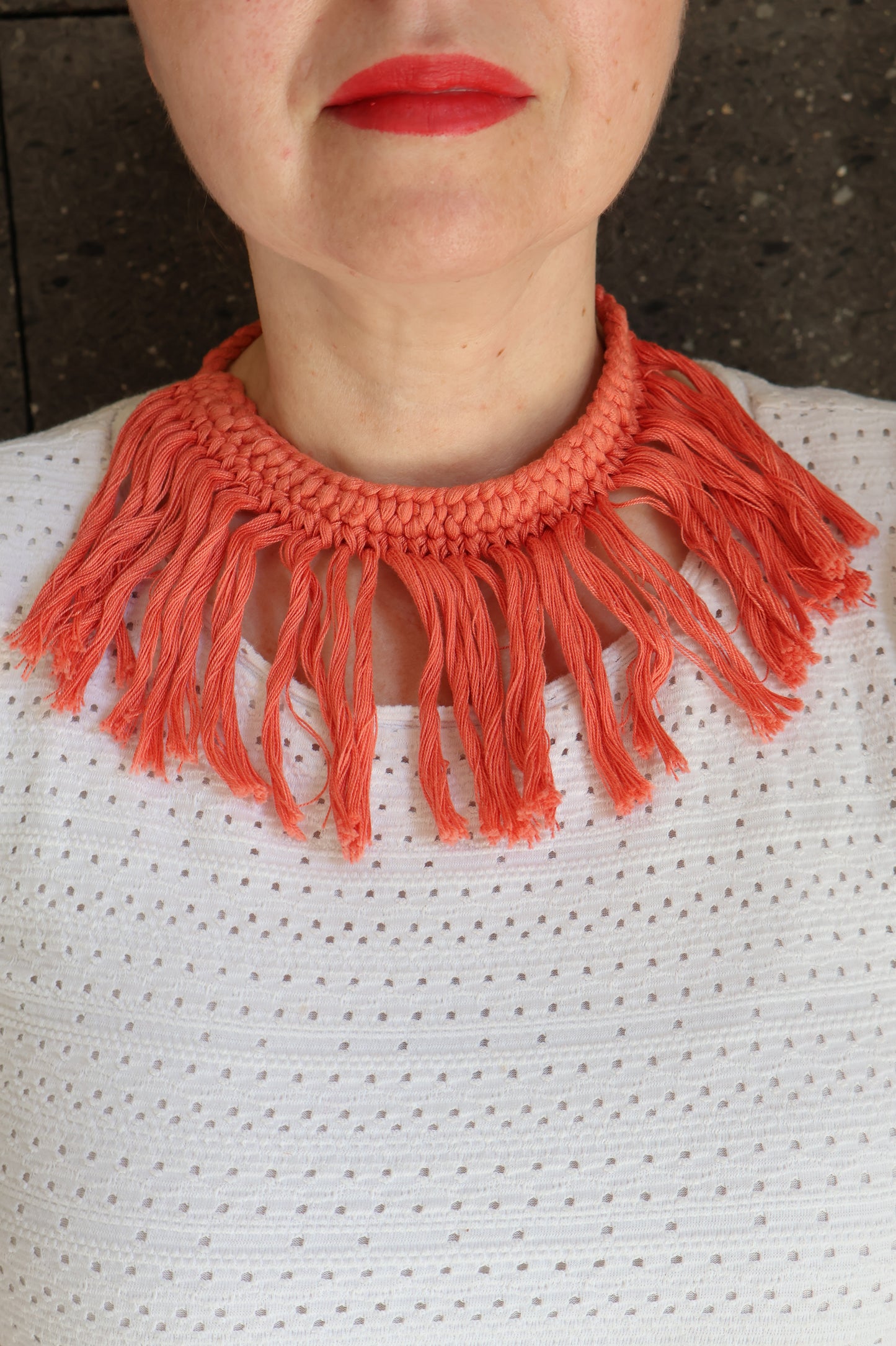 COLLAR COLOR MELÓN